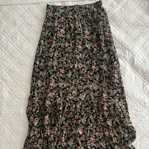 Zara Floral Maxi Skirt